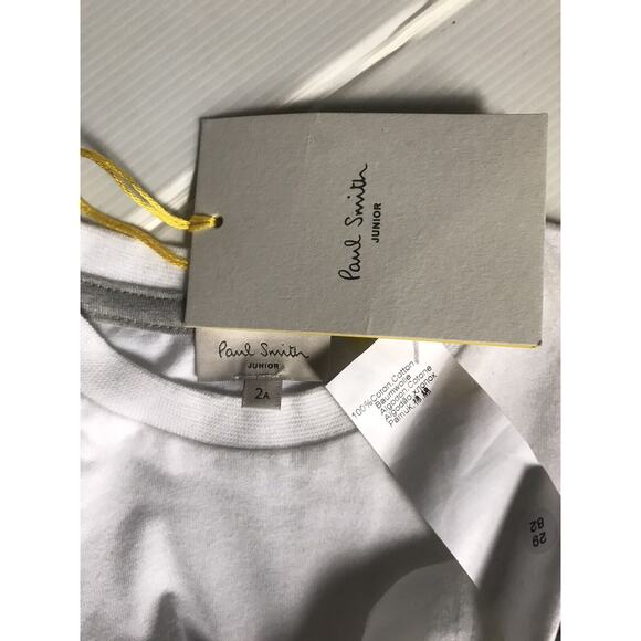 NWT PAUL SMITH JUNIOR boys Shirt Dinosaur Size 2 Years - Picture 2 of 2